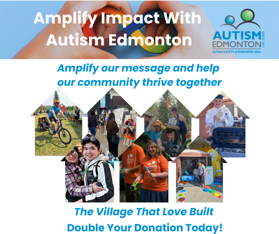 Real impact of donations - families being helped by Autism Edmonton